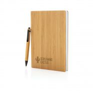 A5 Bamboe notitieboek | Met pen