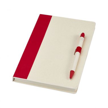 Rode Notitieboek met pen | Gerecyclede melkpakken | A5