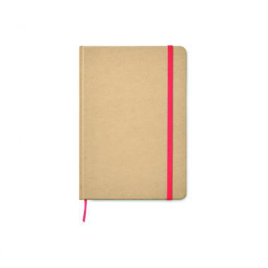 Rode A5 notitieboek | Gerecycled karton