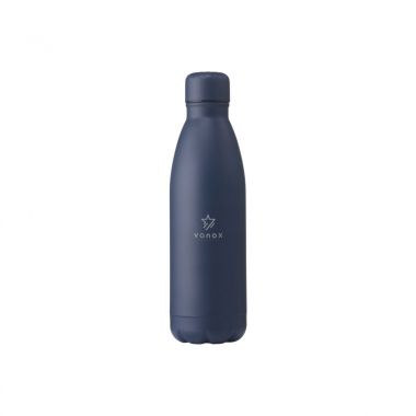 Donkerblauwe Topflask Premium | Thermosfles Gerecycled RVS | 500 ml