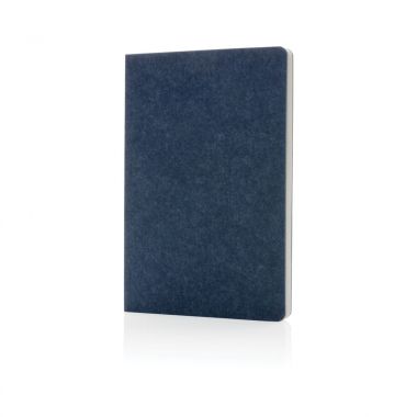 Blauwe Notitieboek | A5 | Gerecycled vilt