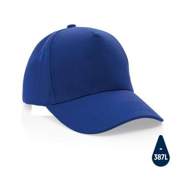 Blauwe Cap | Gerecycled katoen