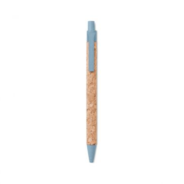 Blauwe Duurzame pen | Kurk