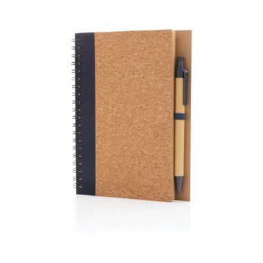 Blauwe Duurzaam notitieboek | Kurk | 