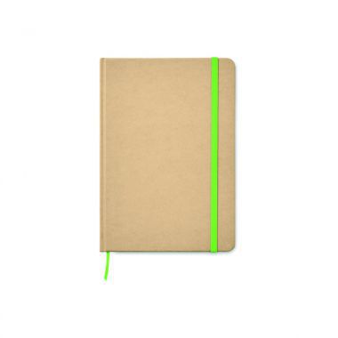 Lime A5 notitieboek | Gerecycled karton
