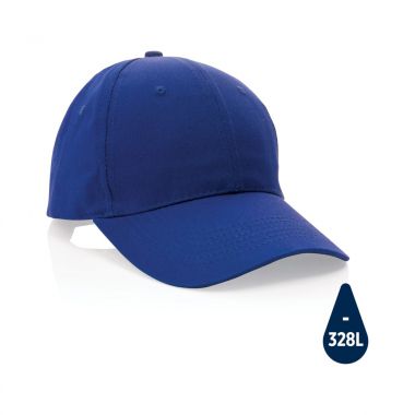Blauwe Cap | Gerecycled katoen | 190 gram