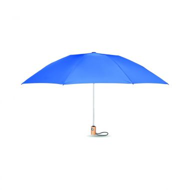 Koningsblauw Opvouwbare paraplu | RPET