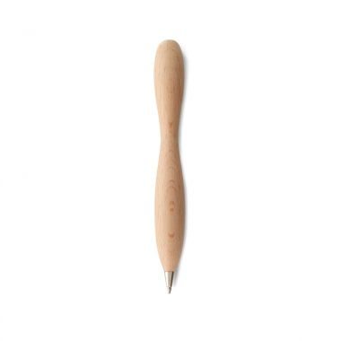 Lichtbruine Houten pen | Bolvorm