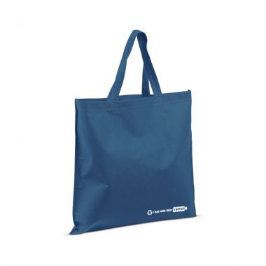 Donkerblauwe Gerecyclede tas | R-PET | Gekleurd | 38 x 42 cm