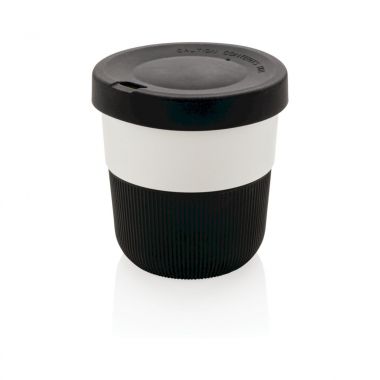 Zwarte PLA coffee to go beker | 280 ml