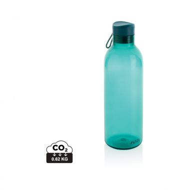 Turquoise Gerecyclede PET fles | 1 L
