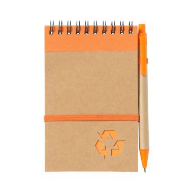 Oranje Notitieboekje | Gerecycled karton