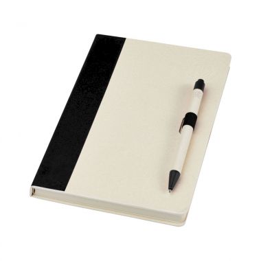Zwarte Notitieboek met pen | Gerecyclede melkpakken | A5