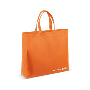 Oranje Gerecyclede tas | R-PET | Gekleurd | 40 x 30 cm