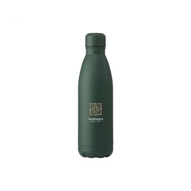 Donkergroene Topflask Premium | Thermosfles Gerecycled RVS | 500 ml