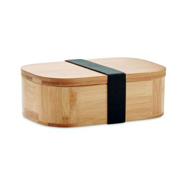 Lichtbruine Bamboe lunchbox | 650 ml