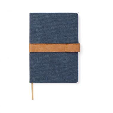 Donkerblauwe Notitieboek | Gerecycled canvas | A5