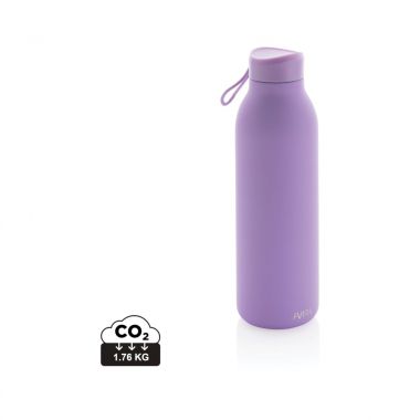Paarse Thermosfles | Gerecycled RVS | 500 ml