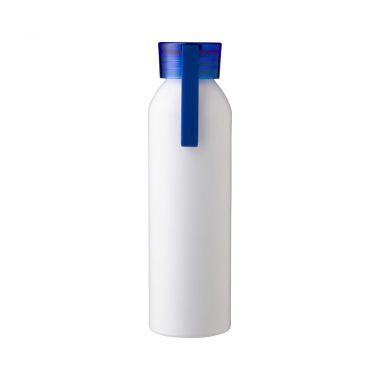 Lichtblauwe Drinkfles wit | Gerecycled aluminium | 650ml