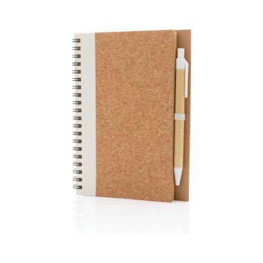 Witte Duurzaam notitieboek | Kurk | 