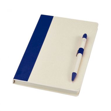 Blauwe Notitieboek met pen | Gerecyclede melkpakken | A5