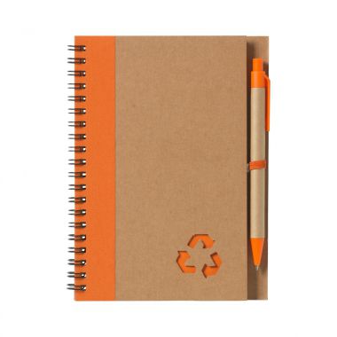 Oranje Gerecycled schrijfboekje | A5