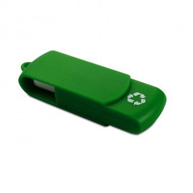 Groene USB stick gerecycled | 1GB