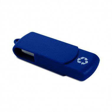 Blauwe USB stick gerecycled | 1GB
