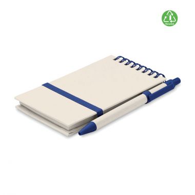 Blauwe Gerecycled melkpak notitieboekje | A6