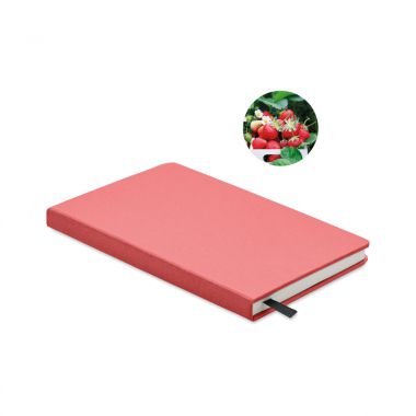 Rode Gerecycled notitieboekje | A5 | Zaaigoed